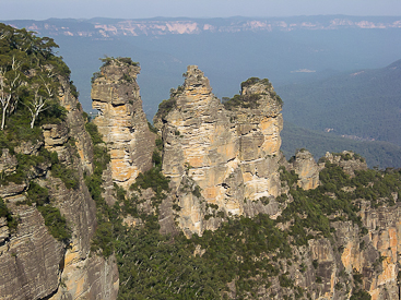 The Three Sisters Rock Formation