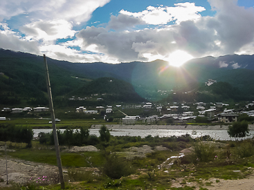 Sunset Over Bumthang Sunset Over Bumthang