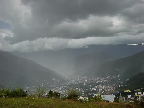 View Overlooking Thimpu