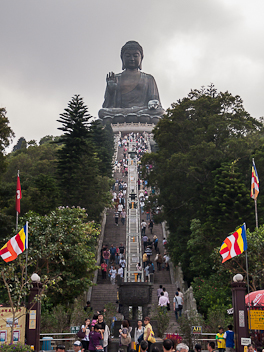 Tian Tan Buddha Statue Stairway