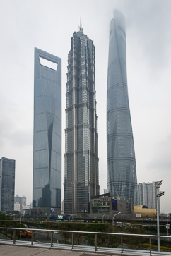 The Three Supertall Skycraper Grouping