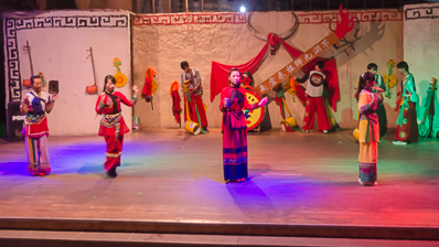 Yi Ethnic Dancers