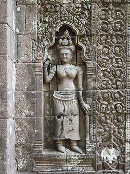 Hindu Carvings on Thevalay Palace