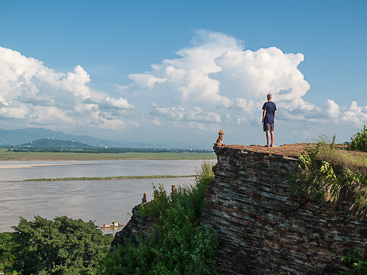 View Atop Mingun Pahtodawgyi