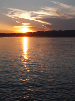 Riverboat Cruise Sunset