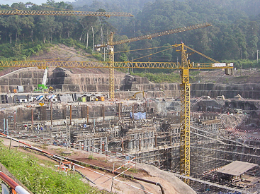 Nam Theun 2 Powerhouse Construction
