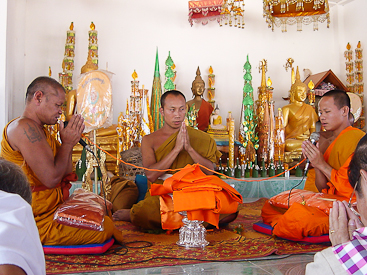 Monks Reciting Prayers