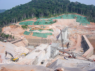 Nam Theun 2 Dam Construction