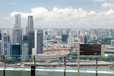 Singapore from Atop Marina Bay Sands Singapore from Atop Marina Bay Sands