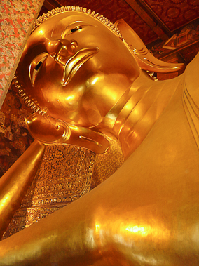 Wat Po Reclining Buddha Face