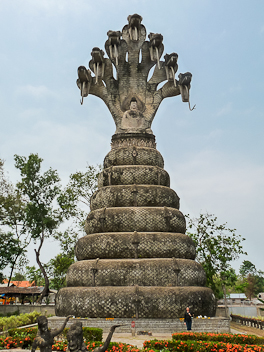 Buddha and Naga Statue