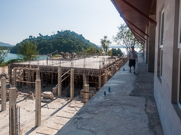 Unfinished Pool and Theater