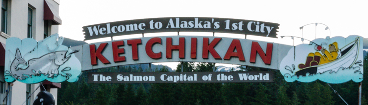 Welcome to Ketchikan Arch Welcome to Ketchikan Arch