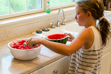 Balling a Watermelon