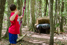 Nate Shooting the Boar