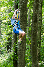 Ben Ziplining