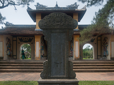 Stele and Gate in Thien Mu Pagoda